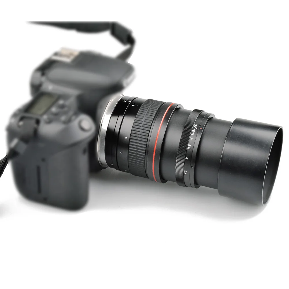 Lighdow 135 мм F2.8 телефото объектив с фиксированным фокусным расстоянием для Canon 6D 6DII 7DII 77D 760D 800D 70D 80D 5DIV 5diii Nikon D3400 D5300 D760D камеры