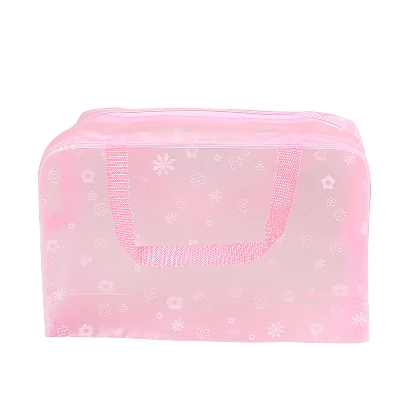 ILFML Big Capacity Travel Toiletry Bag Flower Pattern PVC Waterproof Makeup Storage Cosmetic Organizer Bags | Дом и сад