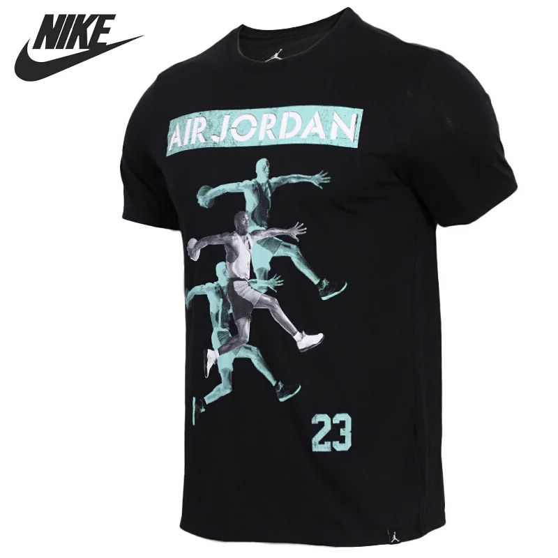 Оригинал Новое поступление 2018 NIKE JBSK TEE SU PHOTO мужские футболки с коротким рукавом