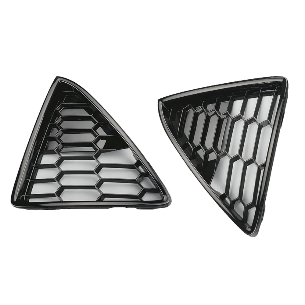 Pair Left Right Передний бампер Нижняя решетка решетки комплект honeycomed для Ford Focus 2012 2013 - Цвет: Pair Left Right