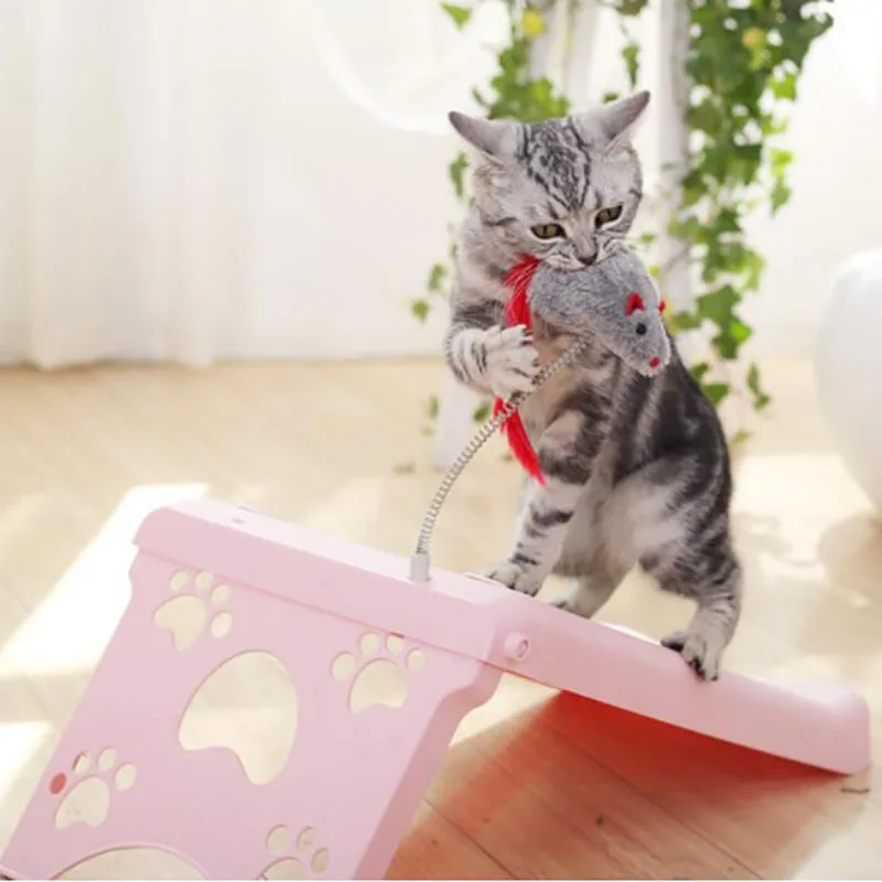 1 шт. складной диван для кошек доска котят мышь игрушка С Кошачьей Мятой домик