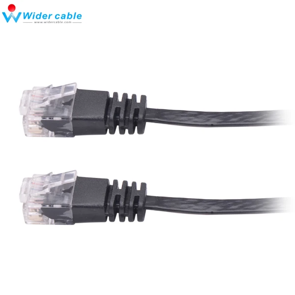 5 м черный 1 мм толщина прошла Fluke CAT6 патч-корд Ультра Плоский UTP CAT 6 сетевой кабель