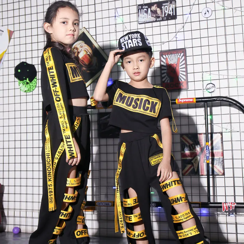 Высококачественный новый 2019 детский уличный танцевальный набор в стиле хип хоп
