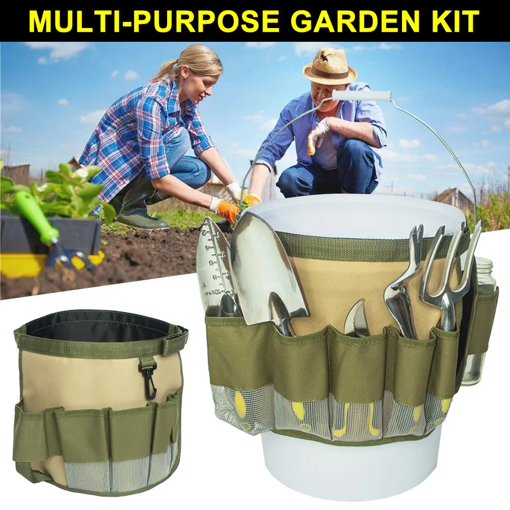 Новый многофункциональный Ведро Caddy Мульти Карманный инструмент Перевозчик