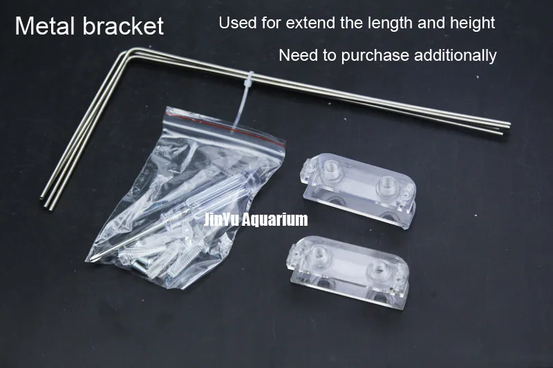 Metal Bracket Chihiros A Серия commander 1 стиль ada водное растение для роста 6500k светодиодный светильник короткий стиль пульт дистанционного управления аквариумный аквариум - Цвет: Metal Bracket