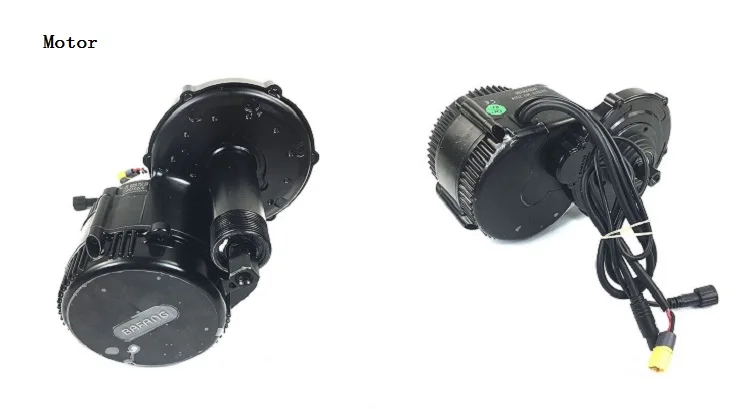 Bafang 48V 750W Средний привод двигателя 8funBBS01 BBS02 велосипед электрический