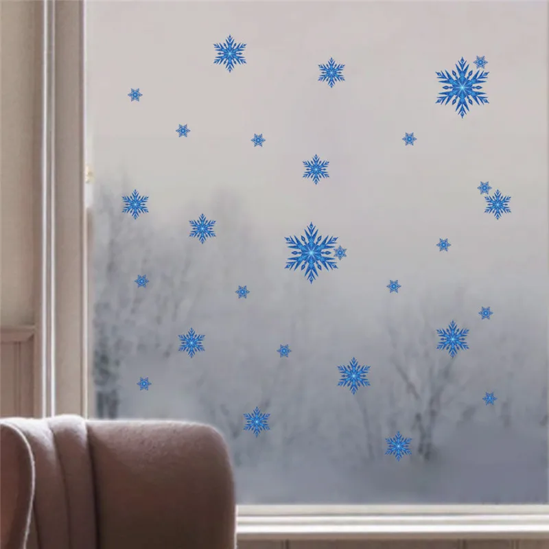 

Snowflakes Sticker Windows Decor Wall stickers Decals for Kids Child Nursery Mural Chrismas Wedding Decoration