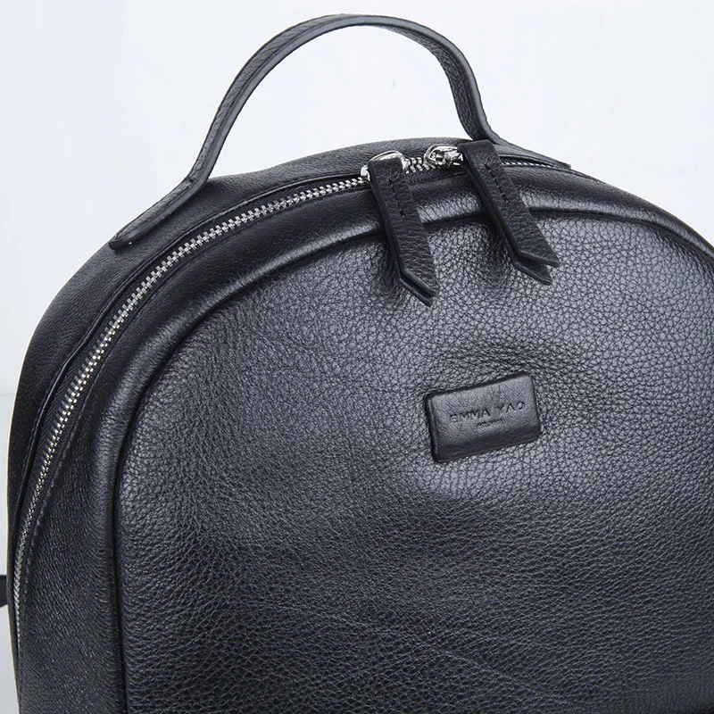 EMMA YAO женский кожаный рюкзак модная летняя сумка брендовый корейский | Багаж и