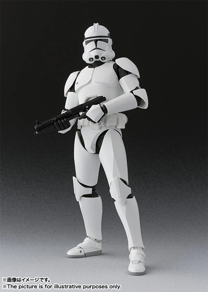 Фильм Figuarts Звездные войны Клон Штурмовик фаза I II ПВХ фигурка игрушка Коллекция Модель подарок