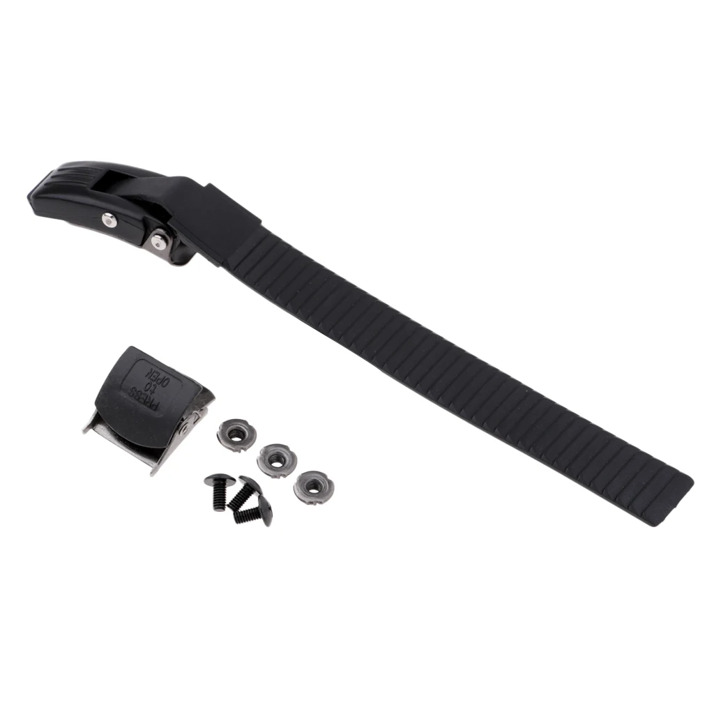 High Quality PP Inline Skate Fixing Band Strap + Mounting Clamp Screws Nuts for Replacement Scooter Parts &amp Accessories | Спорт и