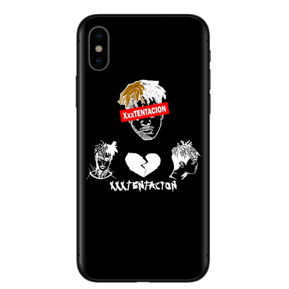 Laumans Xxxtentacion Чехлы для iPhone X Мягкий силиконовый чехол телефона Coque 5 5S SE 6 SPlus 7 Plus 8 |