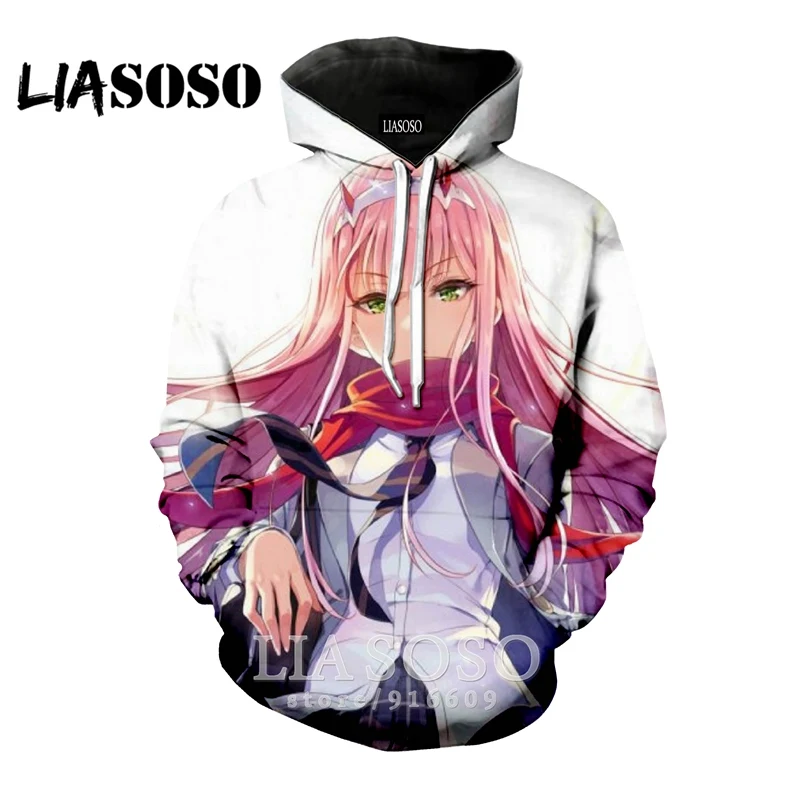 6 3D принт для женщин мужчин аниме, Мужская Harajuku Толстовка DARLING в FRANXX Zero два толстовки уличная Модная рубашка E779 - Цвет: 6