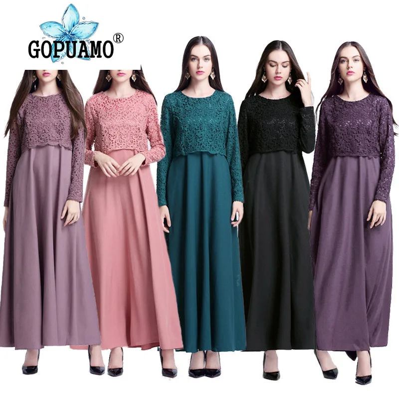 Женская мусульманская одежда abaya Дубай шифоновое Бандажное Макси мусульманское