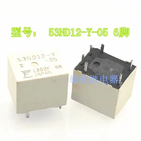 Реле 12 В 53ND12-Y-05 12VDC 53ND12-Y G8QE-1A DC12V 12В 6PIN | Обустройство дома