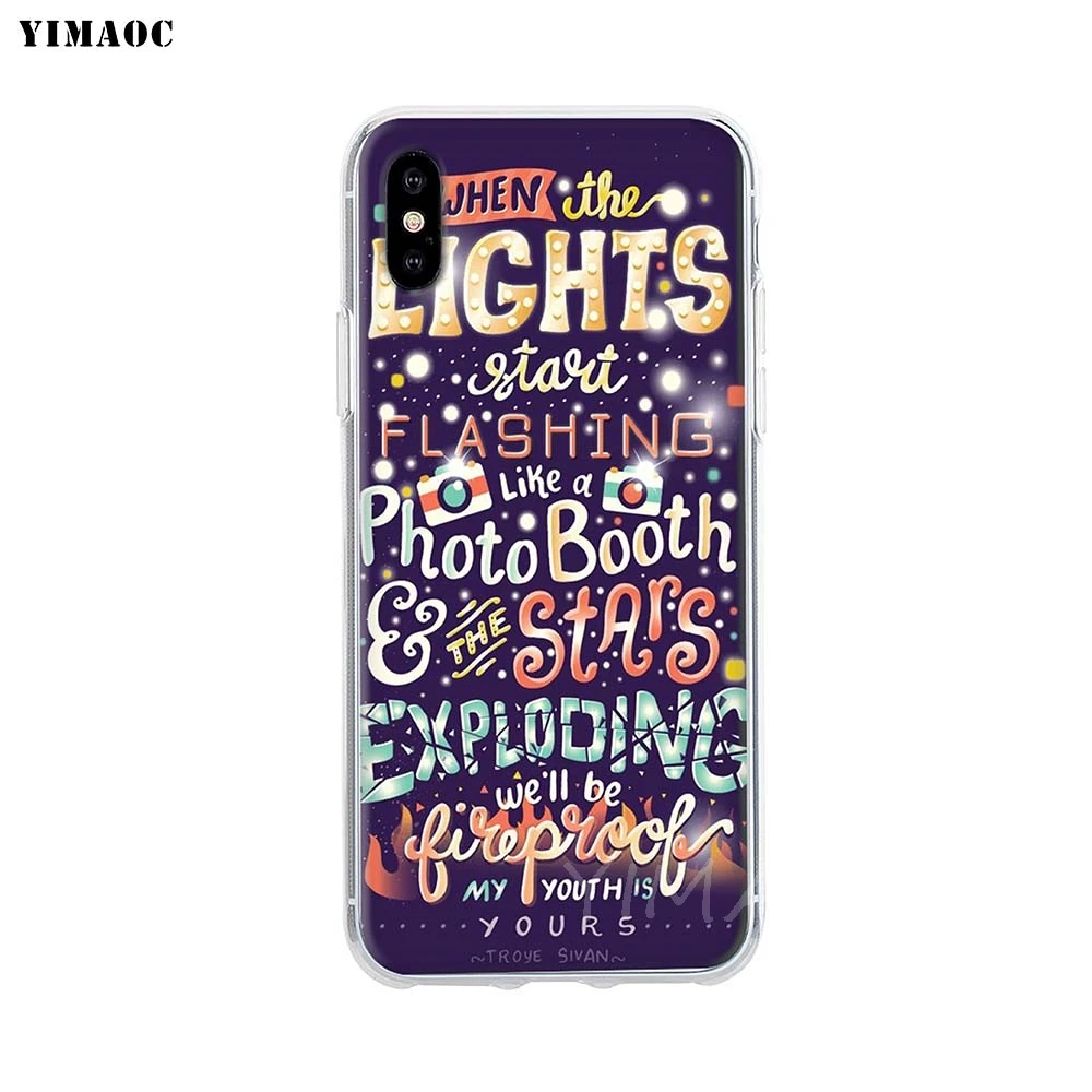 Универсальный мягкий чехол YIMAOC из ТПУ силиконовый для iPhone 8 7 6 6S Plus 5 SE X XR XS 11 Pro Max