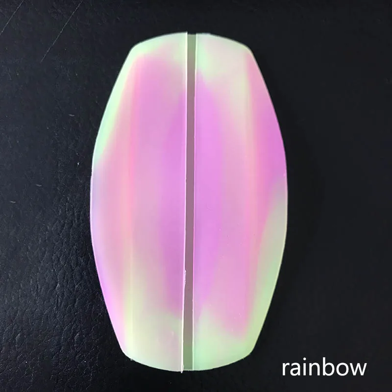 rainbow Для снятия стресса-Slip ткань ремесла Портативный бюстгальтер ремень аксессуары DIY Одежда Швейные 1 пара подплечники дизайн - Цвет: rainbow