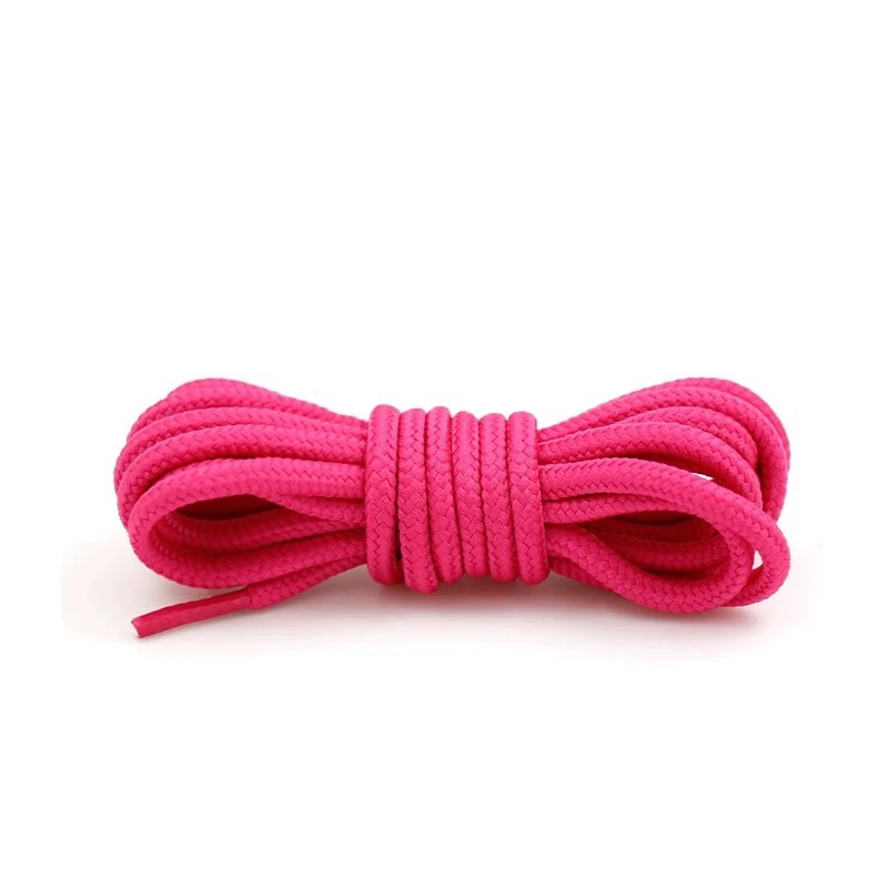 Rose red 1 пара ботинок martin полиэфирные шнурки для ботинок однотонные классические круглые шнурки повседневные спортивные ботинки обувь на шнуровке 90 см/120 см/150 см 21 цвет - Цвет: Rose red