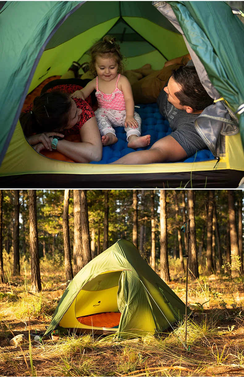 Naturehike надувной коврик для кемпинга кровать спальный коврик для походов на открытом воздухе одиночный тент надувной матрас с подушкой Влагонепроницаемая подушка безопасности