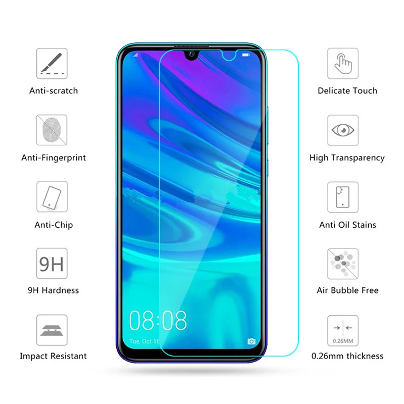 Закаленное стекло для huawei y5 y6 y7 2019 2 шт. Защитное экрана 5y 6y 7y y62019 y72019 | Мобильные