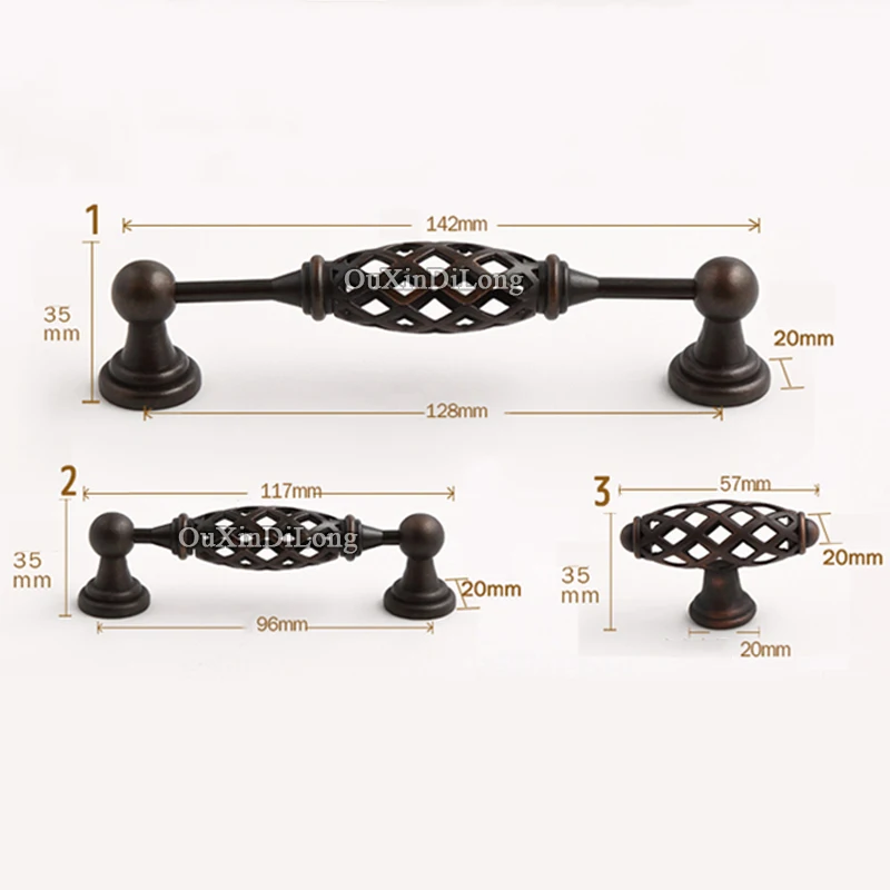 Top Designed 2PCS European Antique Kitchen Cabinet Door Handles Cupboard Wardrobe Drawer Dresser Pulls and Knobs | Обустройство дома
