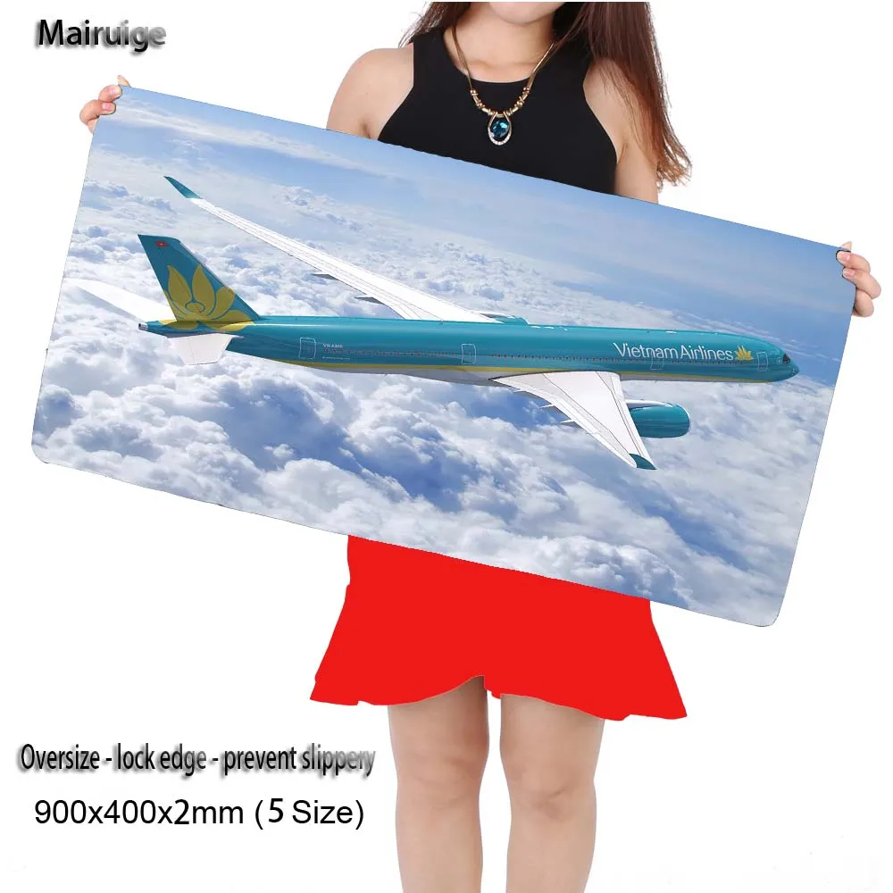 Большой коврик для мыши Mairuige Shop бесплатная доставка самолет 900x400 ноутбука