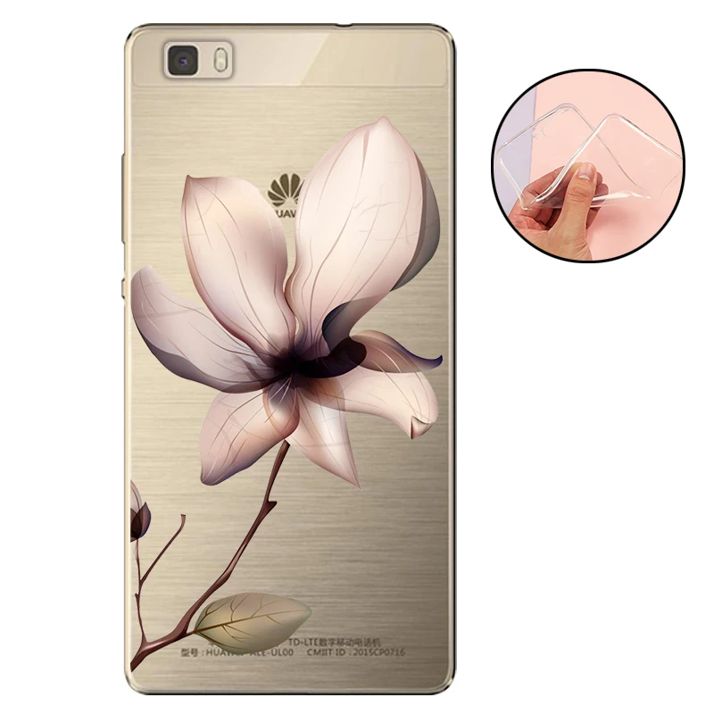 WE-BHH Чехол CROWNPRO для huawei P8 Lite, Мягкий Силиконовый ТПУ чехол s для huawei P8 Lite, защитный чехол для телефона P8 Lite - Цвет: WE-BHH