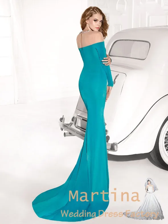 Tarik ediz 2014 most charming sexy off the shoulder women fashion style of prom dress in chiffon sheath cheap free shipping | Свадьбы и