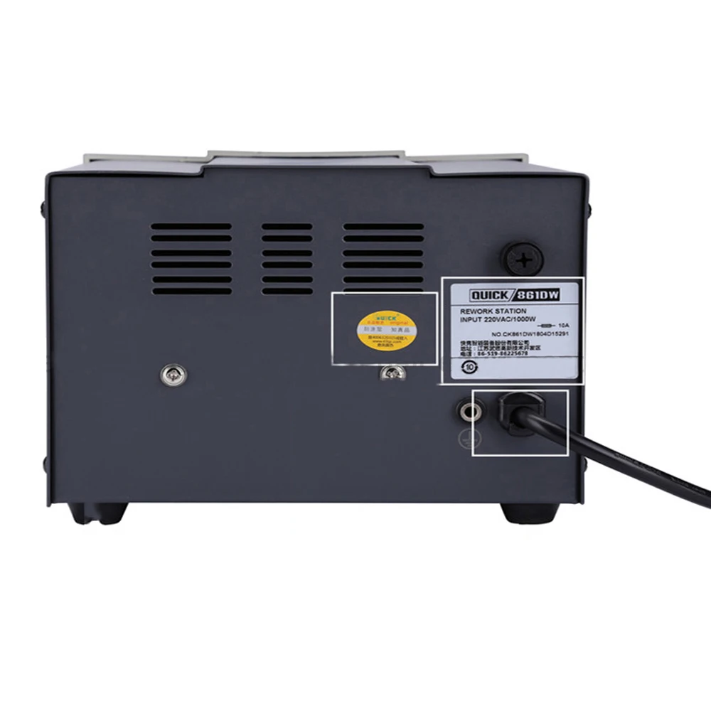 QUICK 861DW наладочная станция горячего воздуха паяльная интеллектуальный цифровой