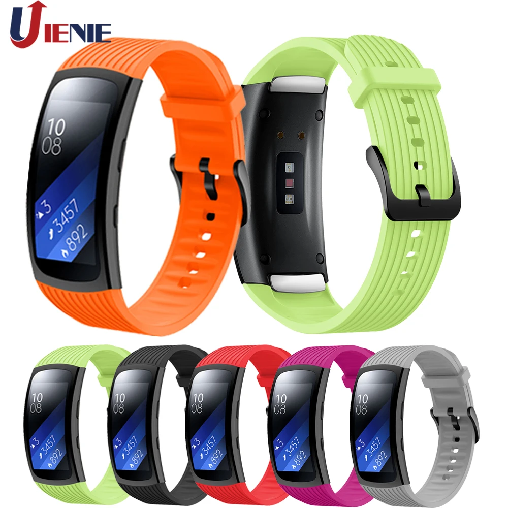 Для samsung gear Fit 2 Pro силиконовые ремешки для часов Смарт Браслет ремешок Спортивные сменные часы браслеты