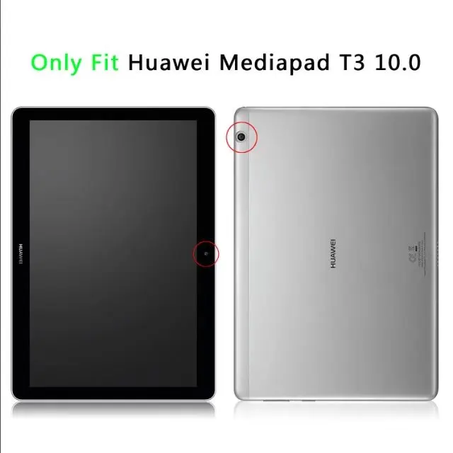 Цветной чехол из искусственной кожи с магнитной подставкой для Huawei Mediapad T3 10 0 9 6