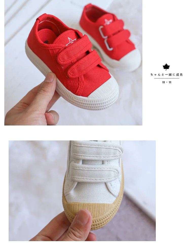 Honey Angle Spring Autumn Kids Sneakers Canvas Shoes 2 Color Children Sport Shoes Summer Children Casual Shoes Footwear