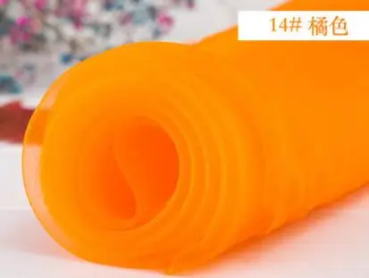 ZENGIA 100x140 см органза, свадебное украшение, шелковая органза ткань для штор/платья, ткань для свадьбы, свадебные вечерние ткани - Цвет: 14