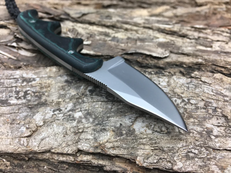 BIGONG EDC тактический нож для шеи с 9Cr18Mo полный Tang Karambit улицы фиксированным лезвием