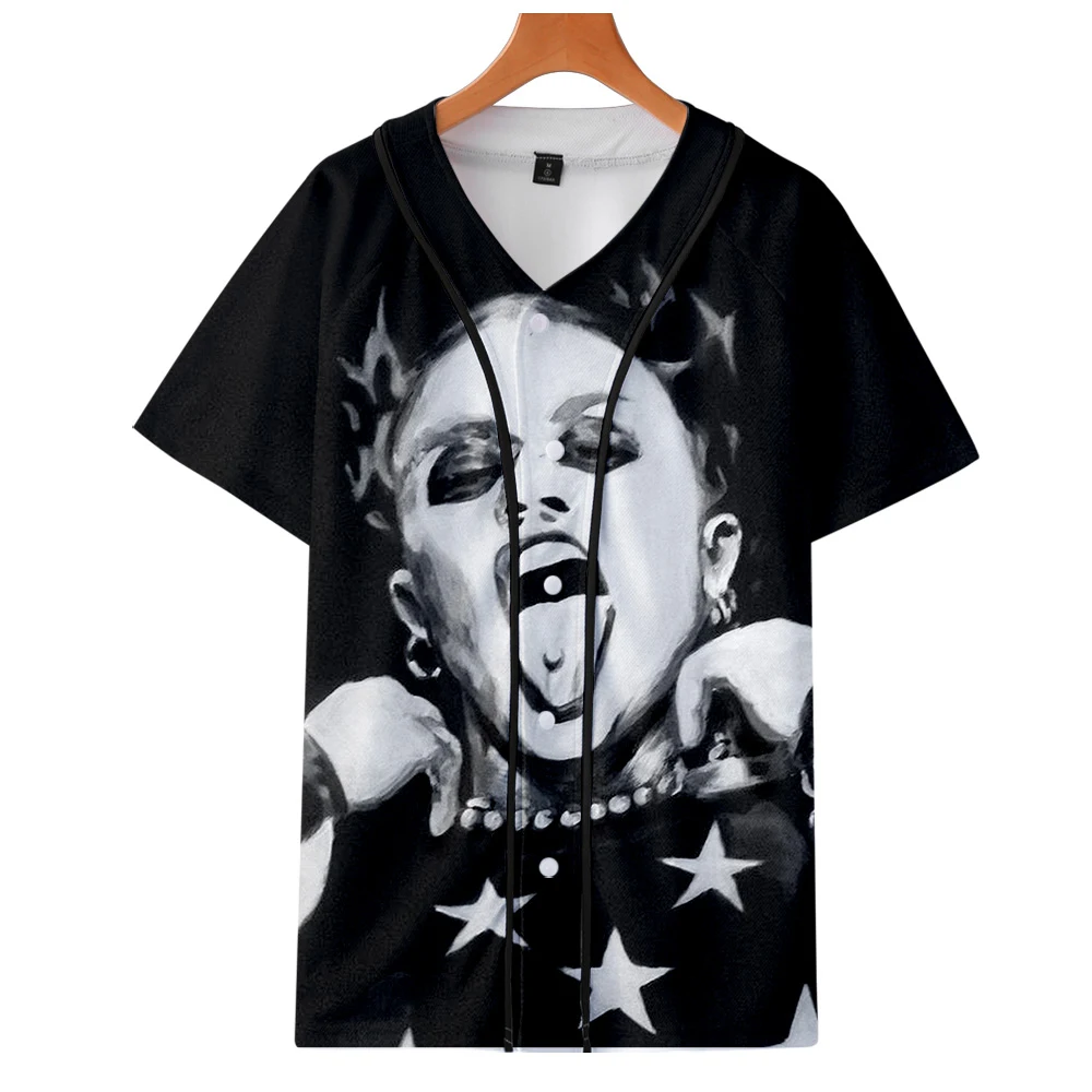 Модная крутая мужская одежда Keith Flint популярные бейсбольные хип-хоп футболки
