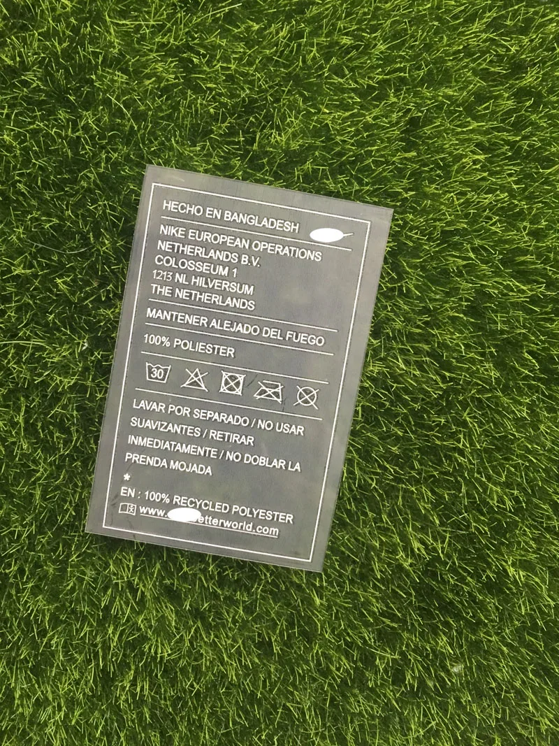 Испанский язык матч изношенный игрок Issuse мыть тег теплопередачи печати