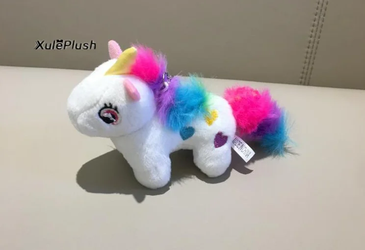 color Разноцветные, размеры 4-11 см, милая лошадь и т. Д., плюшевая игрушка в виде животного; брелок в виде животного, лошади, плюшевые игрушки, кукла - Цвет: color