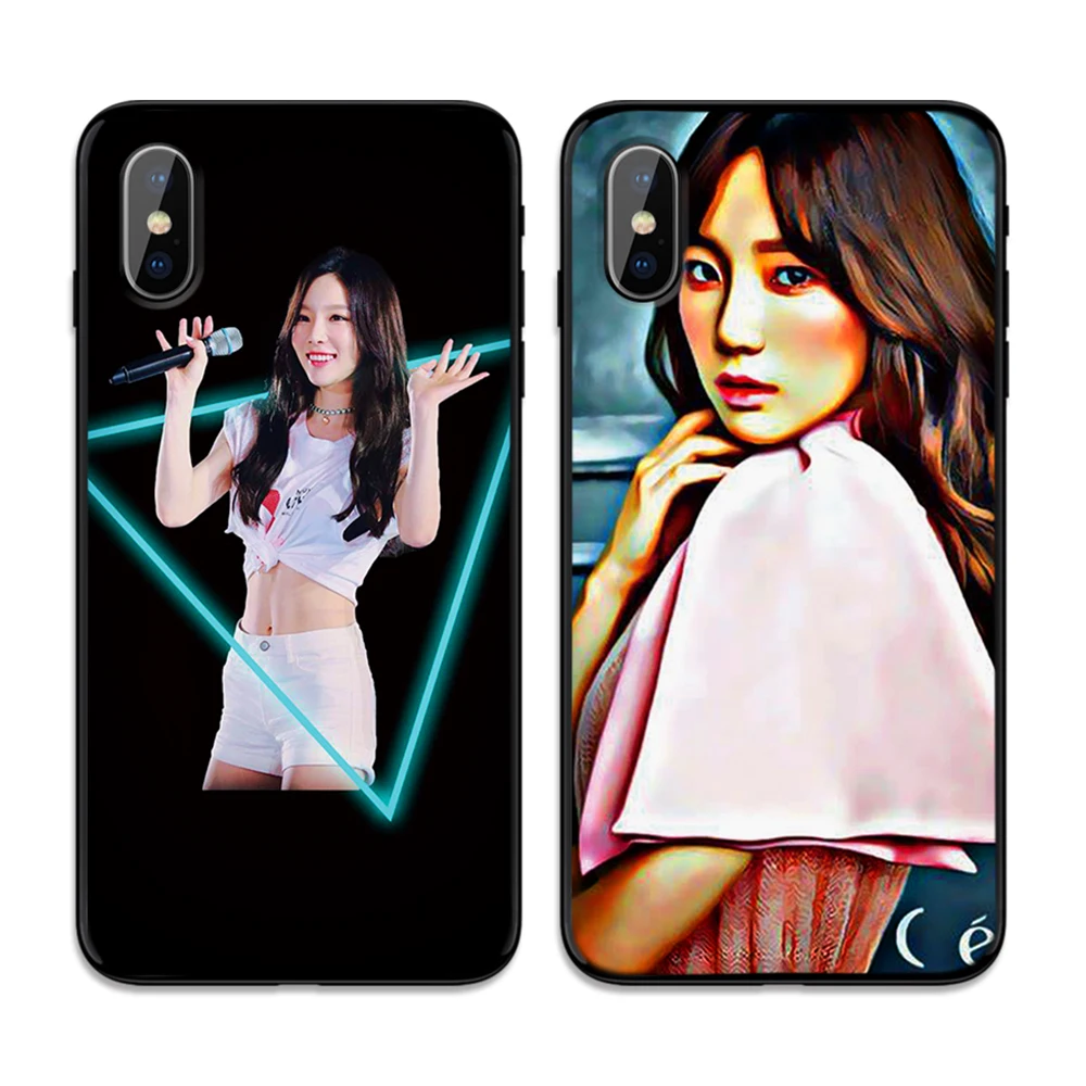 Мягкий ТПУ чехол Taeyeon Yoona для Apple iPhone 6 6S 7 8 Plus 5 5S SE X XS MAX XR силиконовые чехлы |