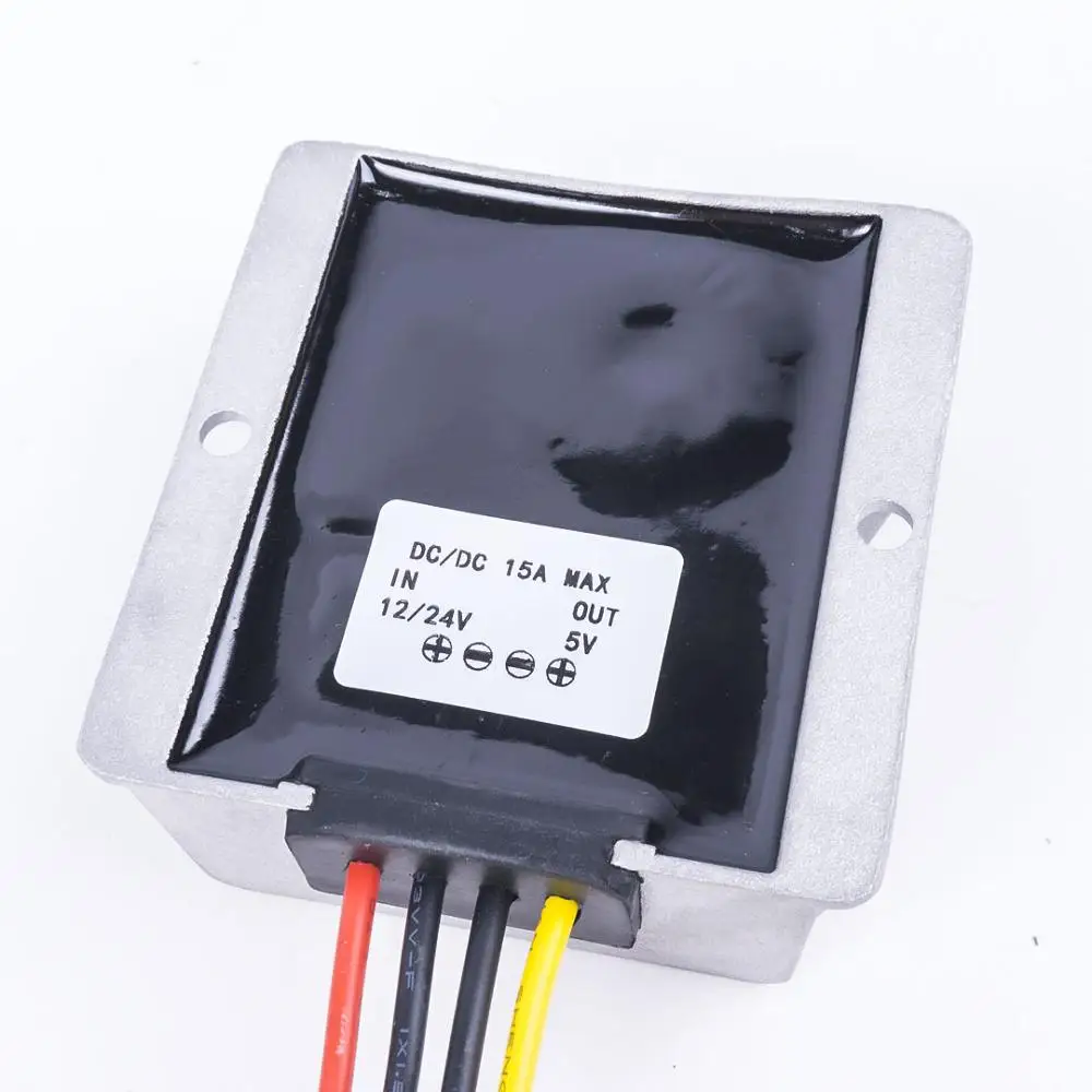 12-24V TO 5V 15A DC 12-24 В до 5 В 10A 15A 20A 25A 30A DC мощность высокого качества преобразователь понижающий DC регулятор для Automot - Цвет: 12-24V TO 5V 15A