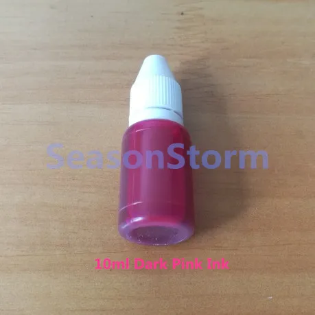 Dark Pink Stamp Ink 6 шт./компл. Алиса в стране чудес штамп DIY Самостоятельная Заправка чернилами светочувствительное уплотнение без ручки Забавный планировщик для скрапбукинга штампов - Цвет: Dark Pink Stamp Ink