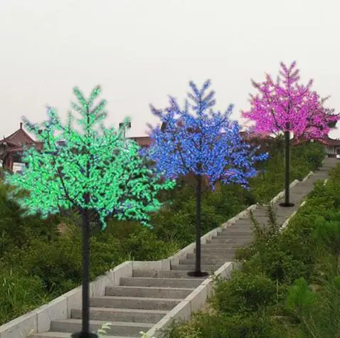 

1.5Meters 576LED bule/white/pink/green/red/yellow christmas indoor cherry blossom christmas tree lights Europ free shipping