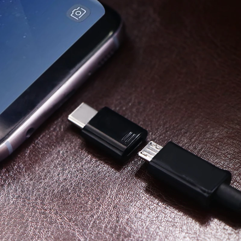 Для Samsung Micro USB к Type C адаптер конвертер Galaxy S8 S9 Plus Note 8 9 C9 быстрое зарядное