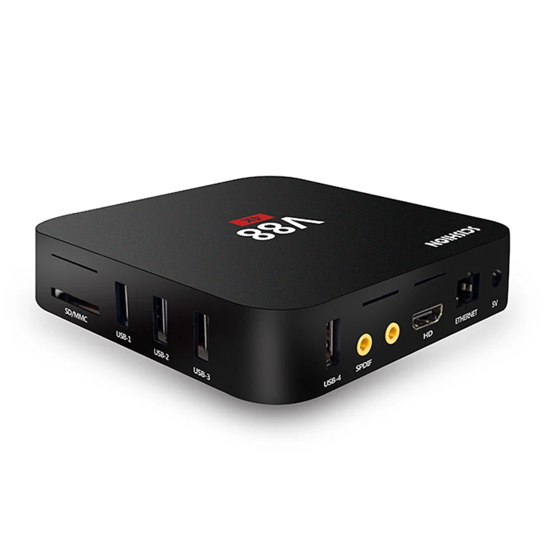 Yuntab V88 Android 5.1 RK3229 Quad core TV Приемник Media Player 1 Г RAM 8 ROM Поддержка 3D Коди XBMC Miracast DLNA Smart тв