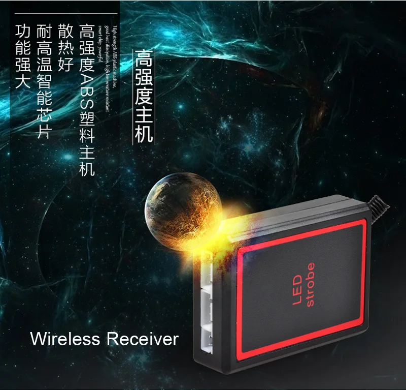 Беспроводная Автомобильная сигнальная лампа радиочастотная дистанционная