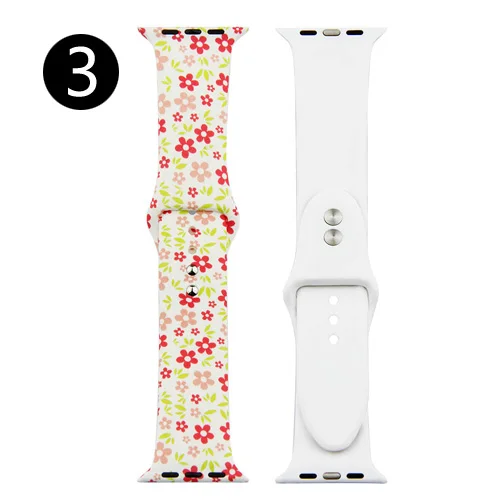 Ремешок для Apple watch band 4 44 мм 40 мм iwatch 3 band correa aple 42 мм 38 мм спортивный силиконовый браслет на запястье ремень часы аксессуары - Цвет ремешка: 3