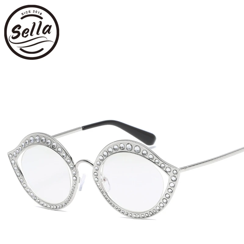 Sella/Новое поступление модные женские солнцезащитные очки в оправе из сплава
