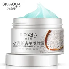 BIOAQUA очищающий кожу лица Натуральный отшелушивающий крем отбеливающий скраб для