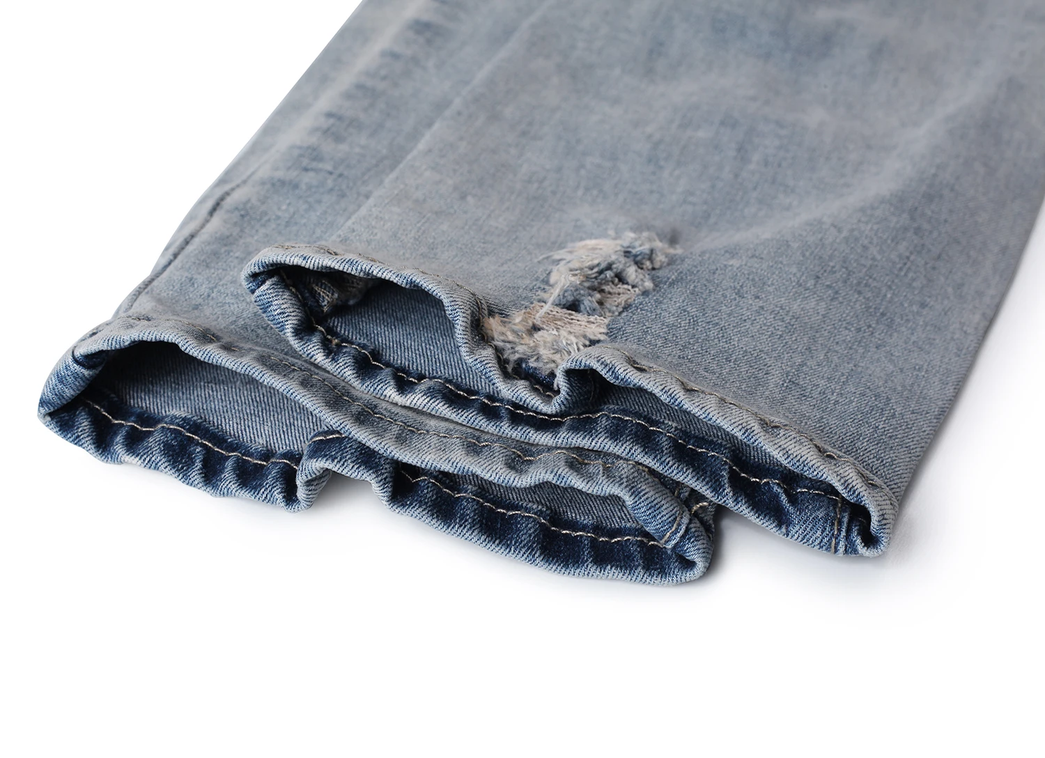 Мода Разработанный Slim Fit рваные байкерские джинсы Привет-улица Для мужчин s Distressed Denim Joggers отверстия на коленях мыть Уничтожено джинсы для мужчин брюки