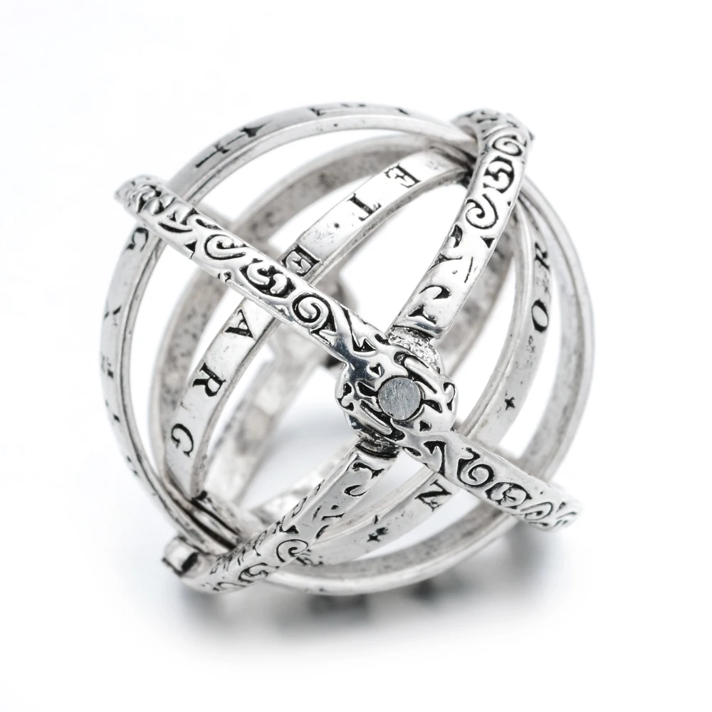 Популярное немецкое винтажное вращающееся астрономическое сферическое кольцо с