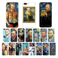 soft silicone case funny van gogh art painting design cover for iphone x xs max xr 7 8 6s 6 plus phone shell 5s 5 se coque