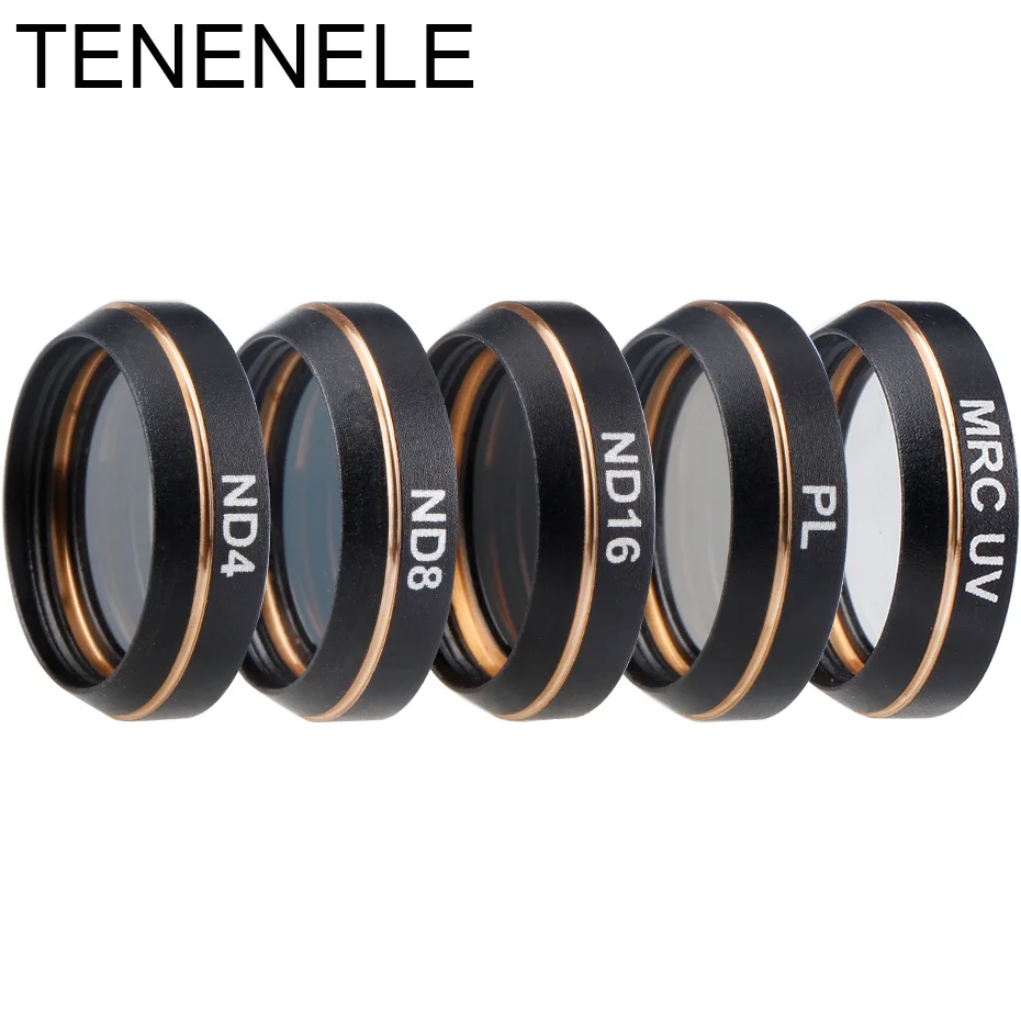 TENENELE фильтр для дрона ND4 ND8 ND16 фильтры камеры DJI Mavic Air поляризационный УФ-фильтр